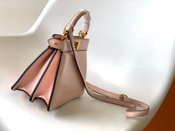 Borsa Peekaboo ISeeU Petite 20 Pelle di agnello rosa Ghw