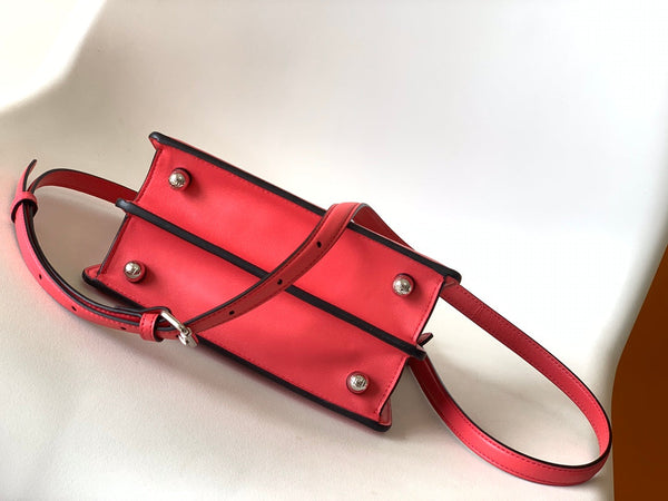 Borsa Peekaboo ISeeU Petite 20 Pelle di agnello rosa caldo Shw