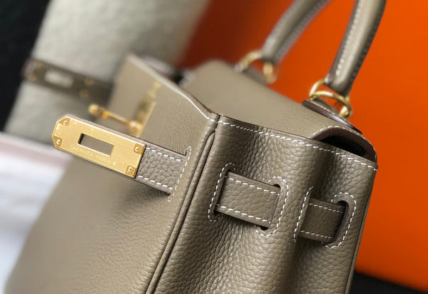 HM KELLY 25CM PEWTER TOGO GOLD HARDWARE