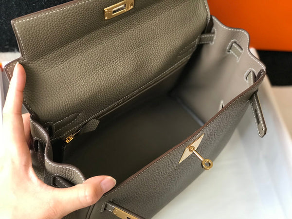 HM KELLY 25CM PEWTER TOGO GOLD HARDWARE