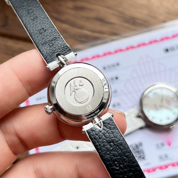 Omega De Ville 27.4mm Silver Mop Pearl Dial