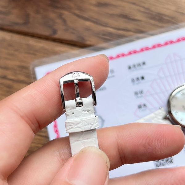 Omega De Ville 27.4mm Silver Mop Pearl Dial