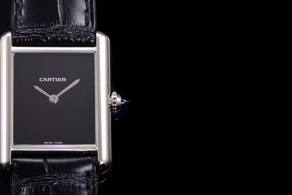 TANK MUST NO NUMERALS STEEL CASE BLACK DIAL