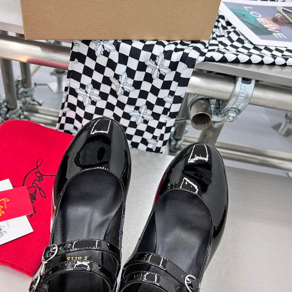 cl miss jane black patent calfskin