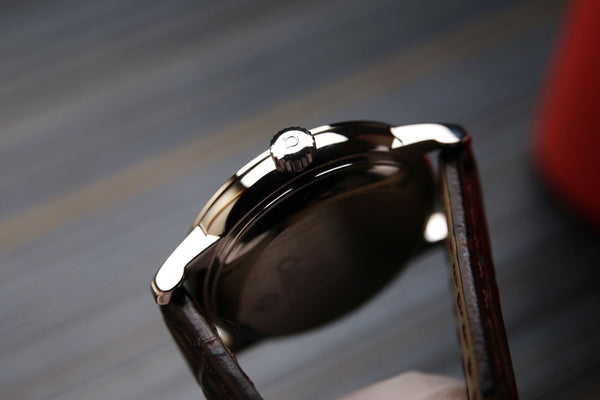 Omega De Ville 27.4mm Blue Dial Leather