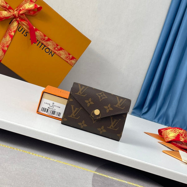 LV M62472 Victorine Wallet Brown Monogram Canvas 221679