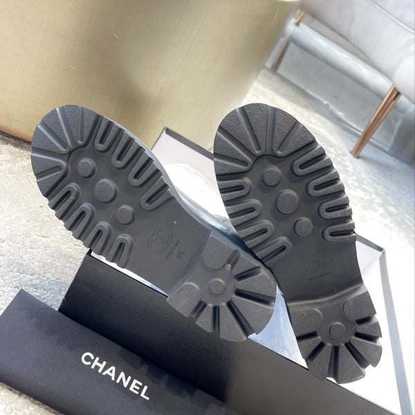 CC 25 Track Sole Chelsea Boots 50mm Black Calfskin 527574