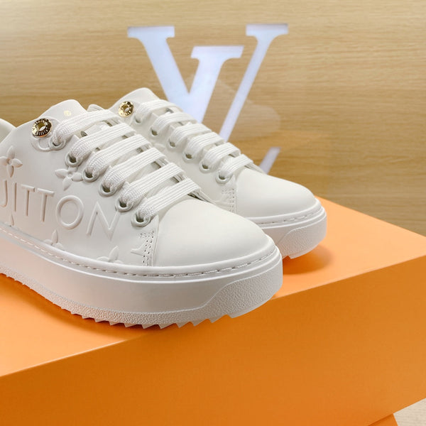 LV Time Out Trainers White Leather 861000