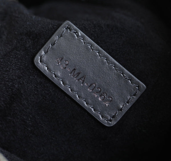 MINI CARO BAG 25 IN BLACK LAMBSKIN