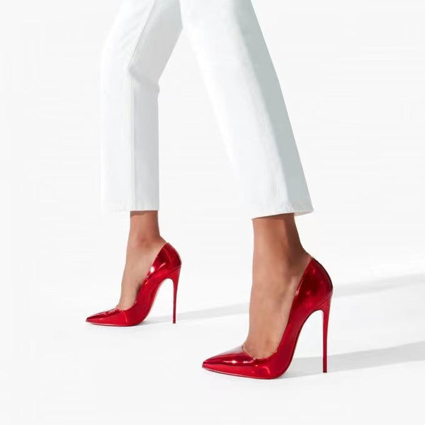 CL Pump Hot Chick 100mm Loubi/lin Psy Loubi Patent calfskin