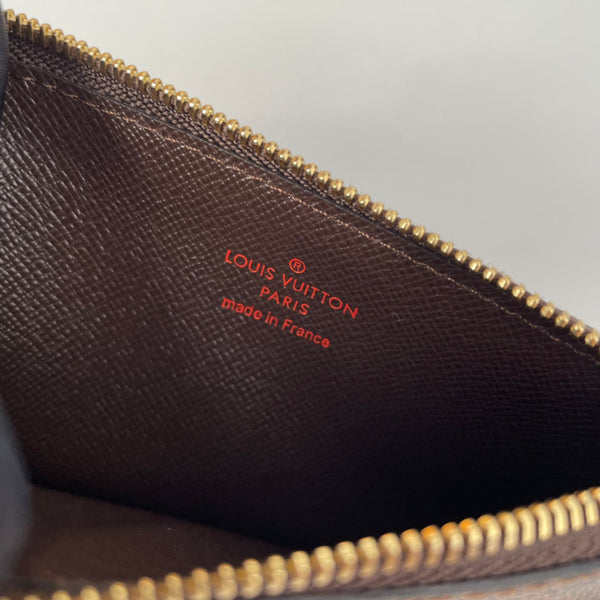 LV N30271 Coin Card Holder Brown Damier Ebene Canvas 221509