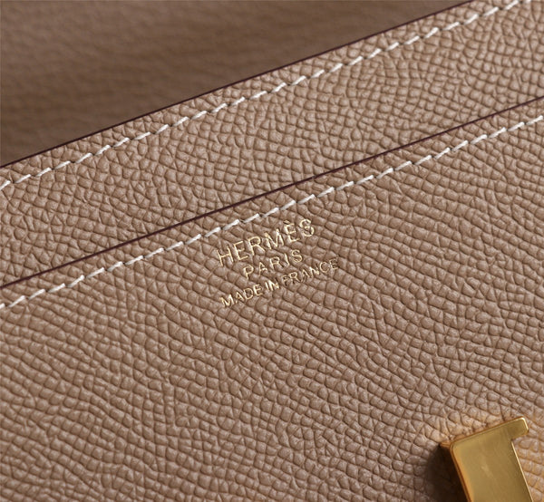 HM CONSTANCE BAGS DAKANG 20.5 CARAMEL EPSOM