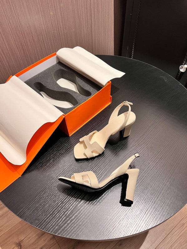 Sandalo Slingback Eternite 95 Alabastro