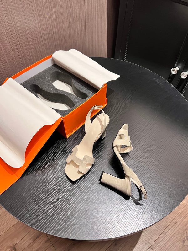 Sandalo Slingback Eternite 95 Alabastro