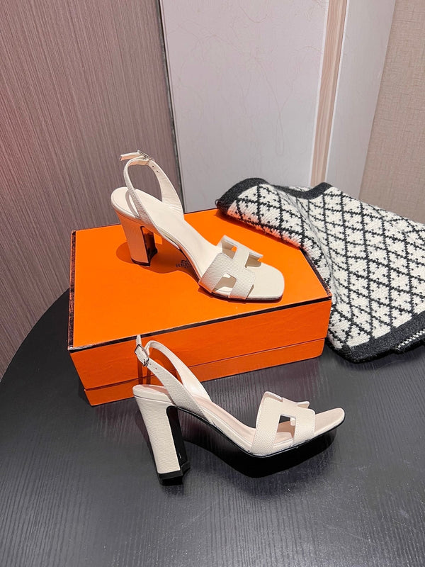 Sandalo Slingback Eternite 95 Alabastro