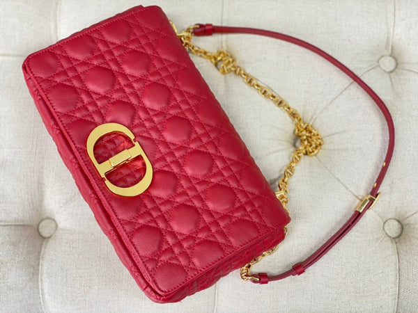 BORSA CARO GRANDE 28 PELLE DI VITELLO ROSSA