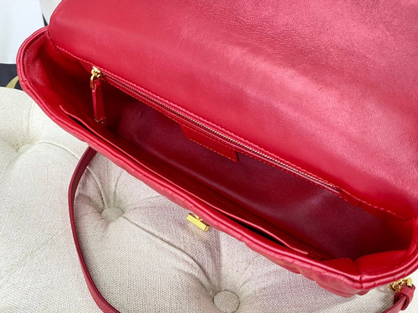 BORSA CARO GRANDE 28 PELLE DI VITELLO ROSSA
