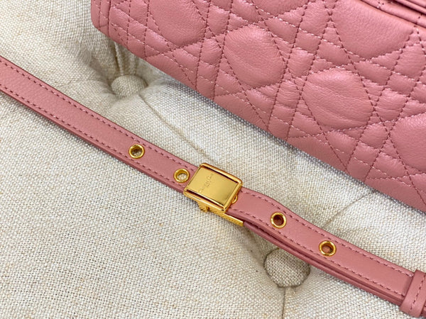 LARGE CARO BAG 28 ANTIQUE PINK CALFSKIN