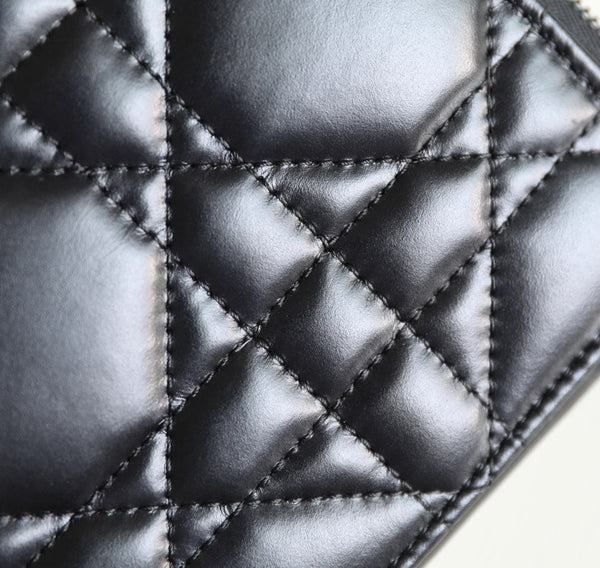 CARO BOX BAG 19 IN BLACK CALFSKIN