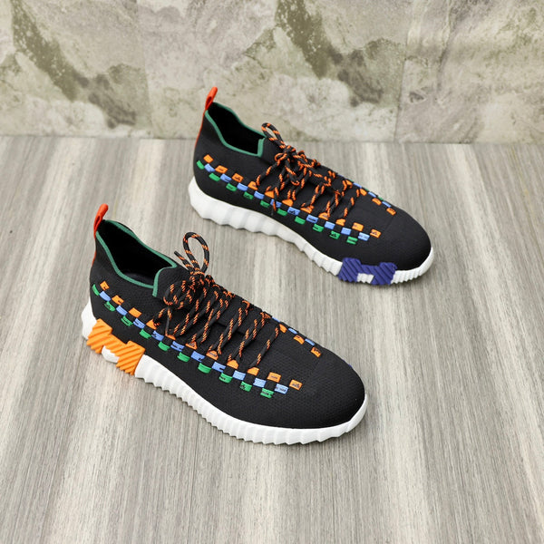 HM FLEX SLIP-ON SNEAKER BLACK WOVEN FABRIC