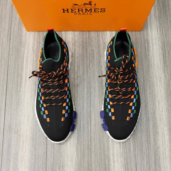 HM FLEX SLIP-ON SNEAKER BLACK WOVEN FABRIC