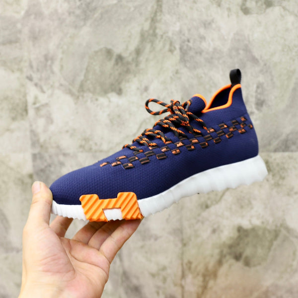 HM FLEX SLIP-ON SNEAKER NAVY WOVEN FABRIC