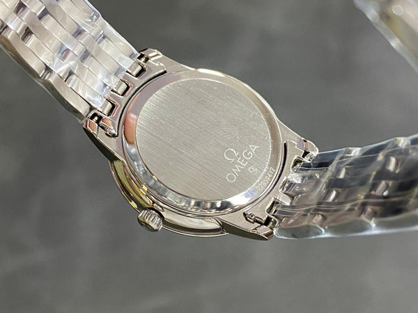 Omega De Ville 27.4mm Silver Black Dial