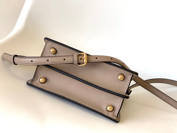 Borsa Peekaboo ISeeU Petite 20 Pelle di agnello marrone Ghw