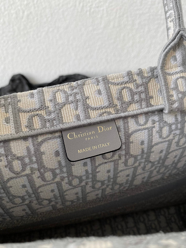 Large CD Book Tote 42cm Grey