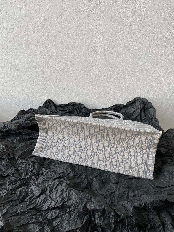 Large CD Book Tote 42cm Grey