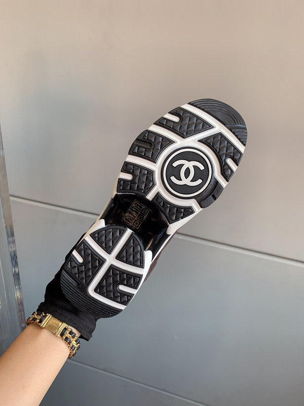 CC Sneaker In Multicolor Suede 145636