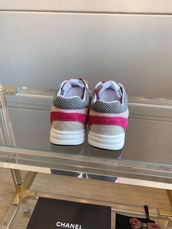 CC Sneaker In Multicolor Suede 145632