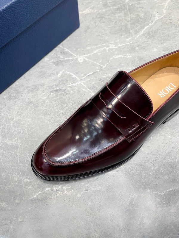 CD GRANVILLE LOAFER WINE CALFSKIN