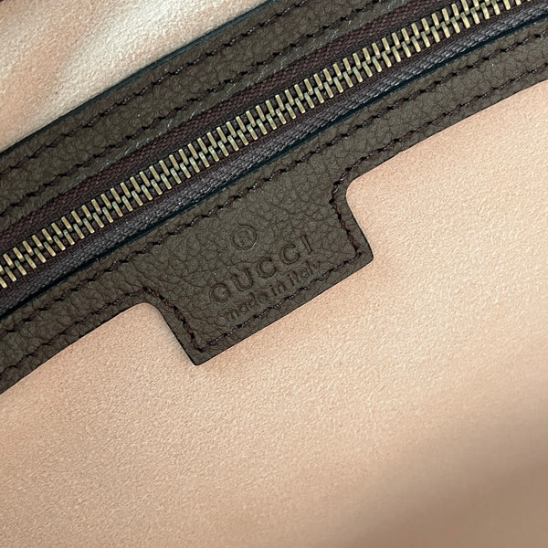 BORSA A TRACOLLA MEDIA 39 IN PELLE DI VITELLO COLOR CAFFÈ CON FERRAMENTA ORO