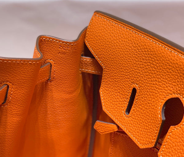 HM BIRKIN 35CM ORANGE TOGO LEATHER GOLD HARDWARE