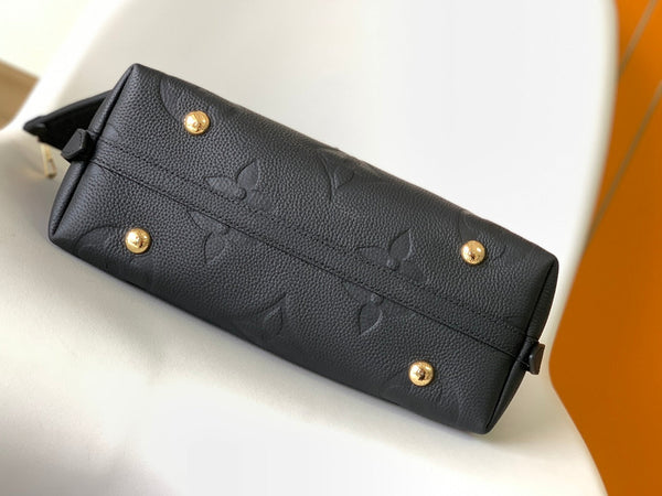 CARRYALL PM 29 BLACK MONOGRAM GRAINED COWHIDE LEATHER