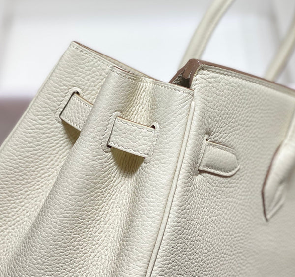 HM BIRKIN 35CM WHITE TOGO LEATHER GOLD HARDWARE