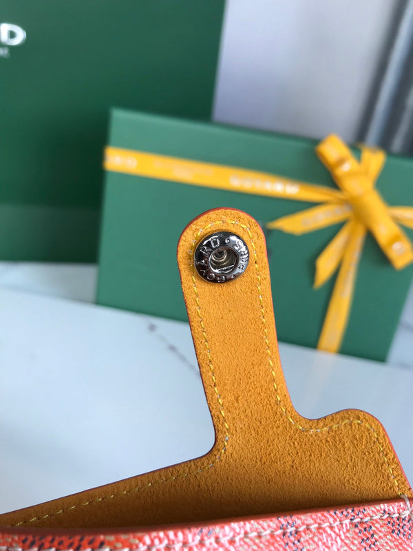 MONTMARTRE GM CASE 18 IN ORANGE GOYARDINE CANVAS