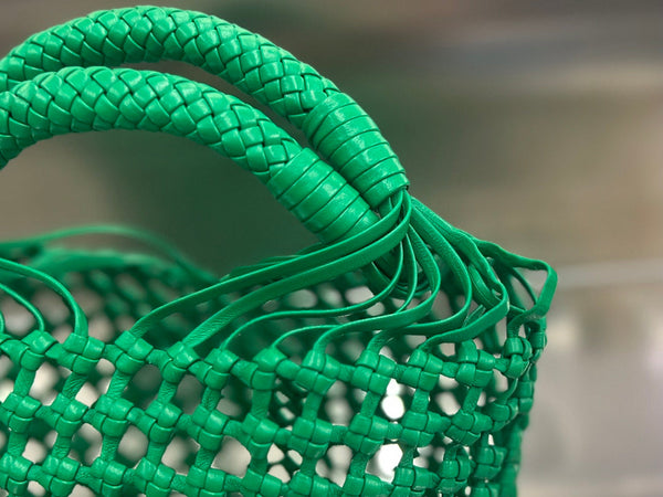 BORSA CAVALLINO 23 IN AGNELLO VERDE