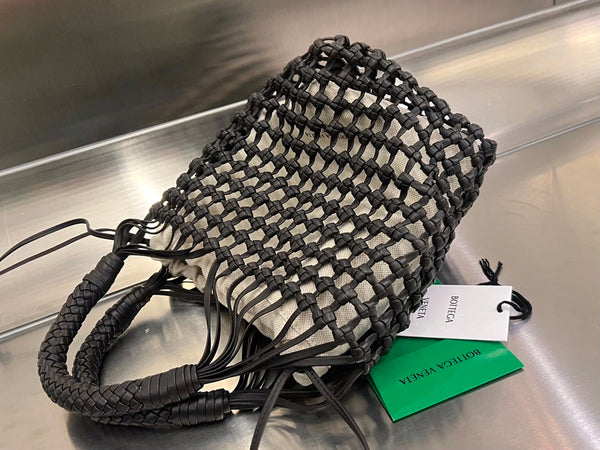 BORSA CAVALLINO 23 IN PELLE DI AGNELLO NERA