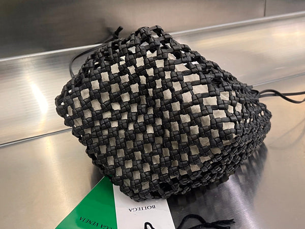 BORSA CAVALLINO 23 IN PELLE DI AGNELLO NERA