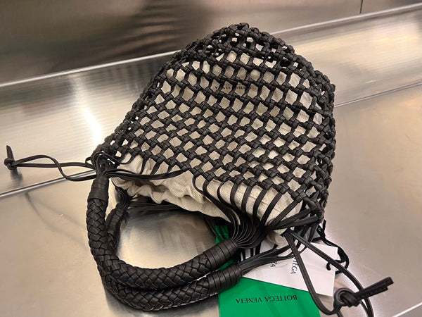 BORSA CAVALLINO 23 IN PELLE DI AGNELLO NERA