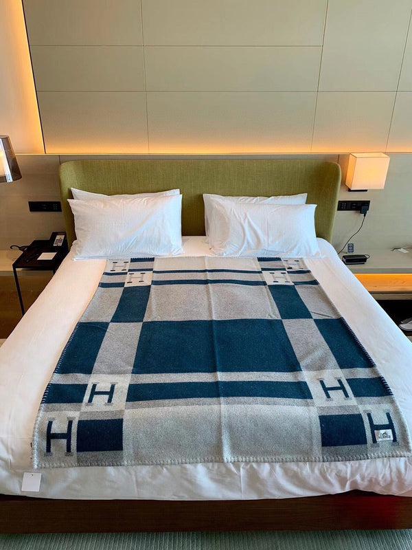 BLANKET 170 CM IN COLORFUL WOOL AND CASHMERE 689473