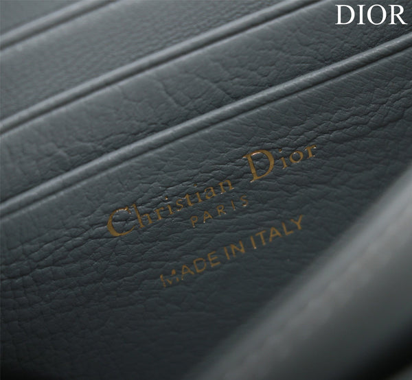 my cd mini 21 rock gray petent calfskin