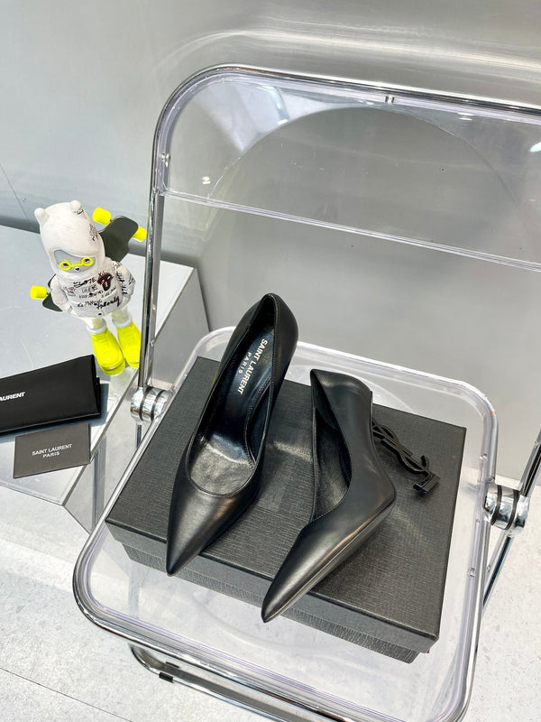 SL OPYUM BASIC TACCO ALTO PELLE DI VITELLO NERA