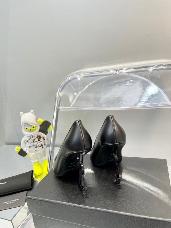 SL OPYUM BASIC TACCO ALTO PELLE DI VITELLO NERA