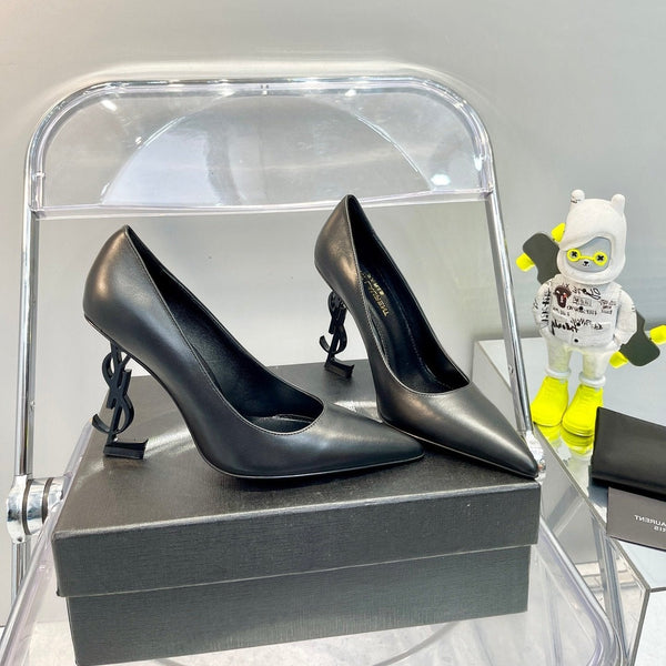 SL OPYUM BASIC TACCO ALTO PELLE DI VITELLO NERA