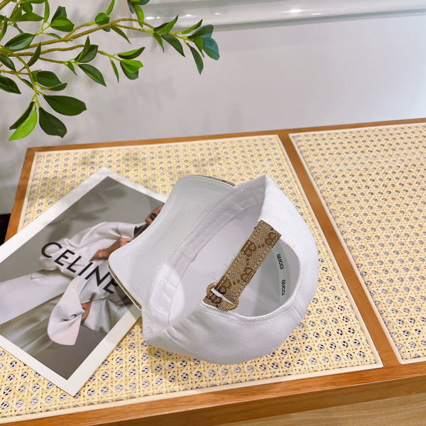 BASEBALL HAT IN WHITE JACQUARD FABRIC 219954