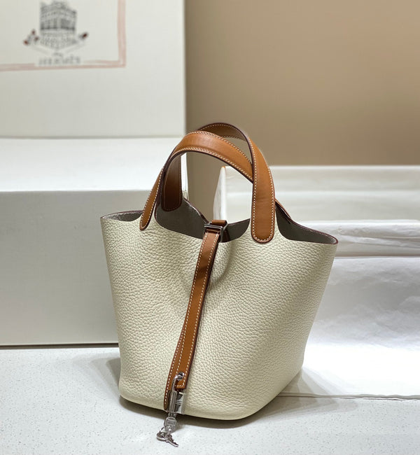 picotin lock 18 white gold togo shw