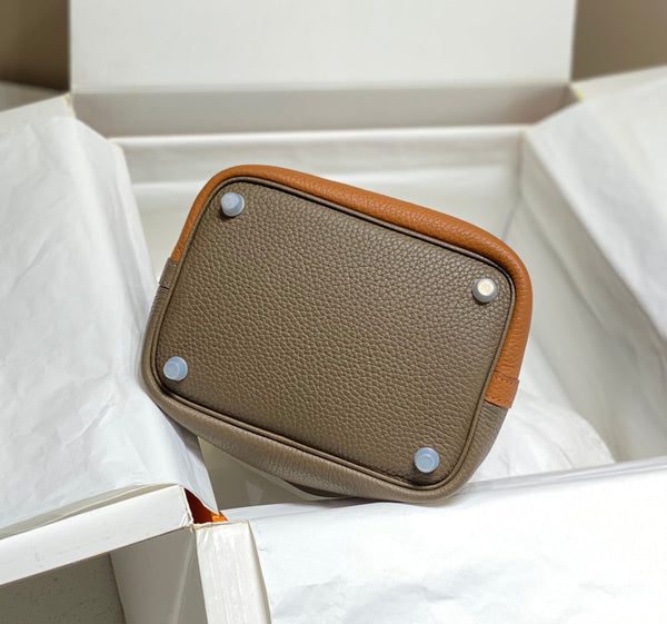 picotin lock 18 gold etoupe togo shw